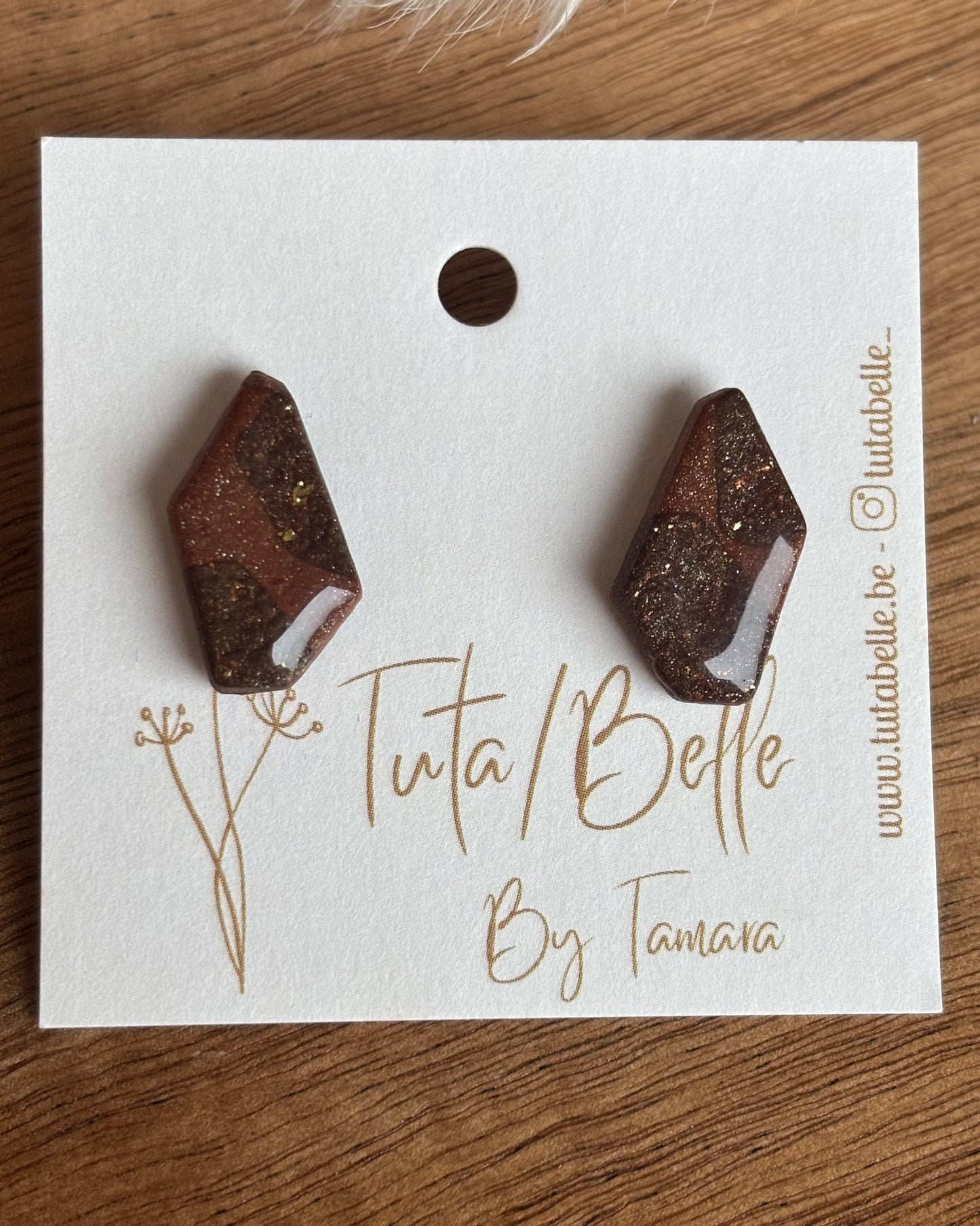 Charly mini stud Shiny - diverse kleuren