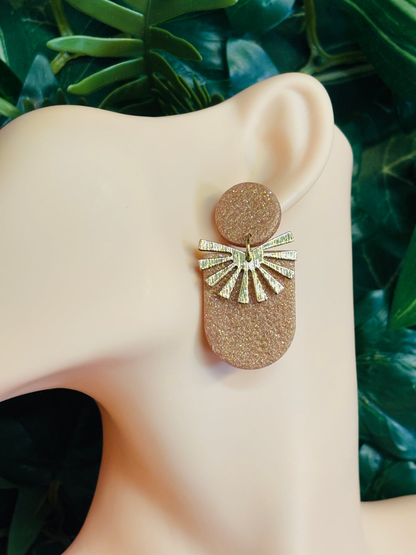 Elara rose gold glitter