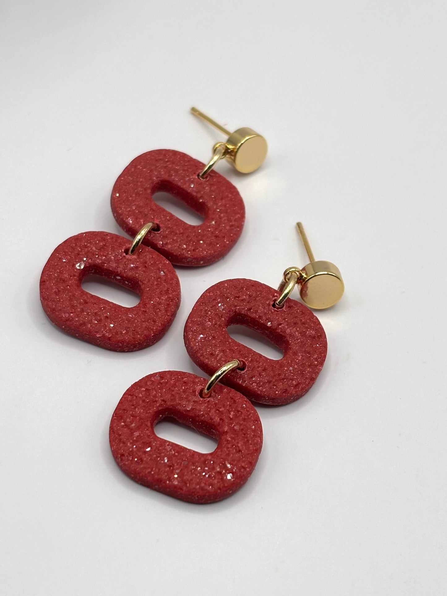 Vida red glitter