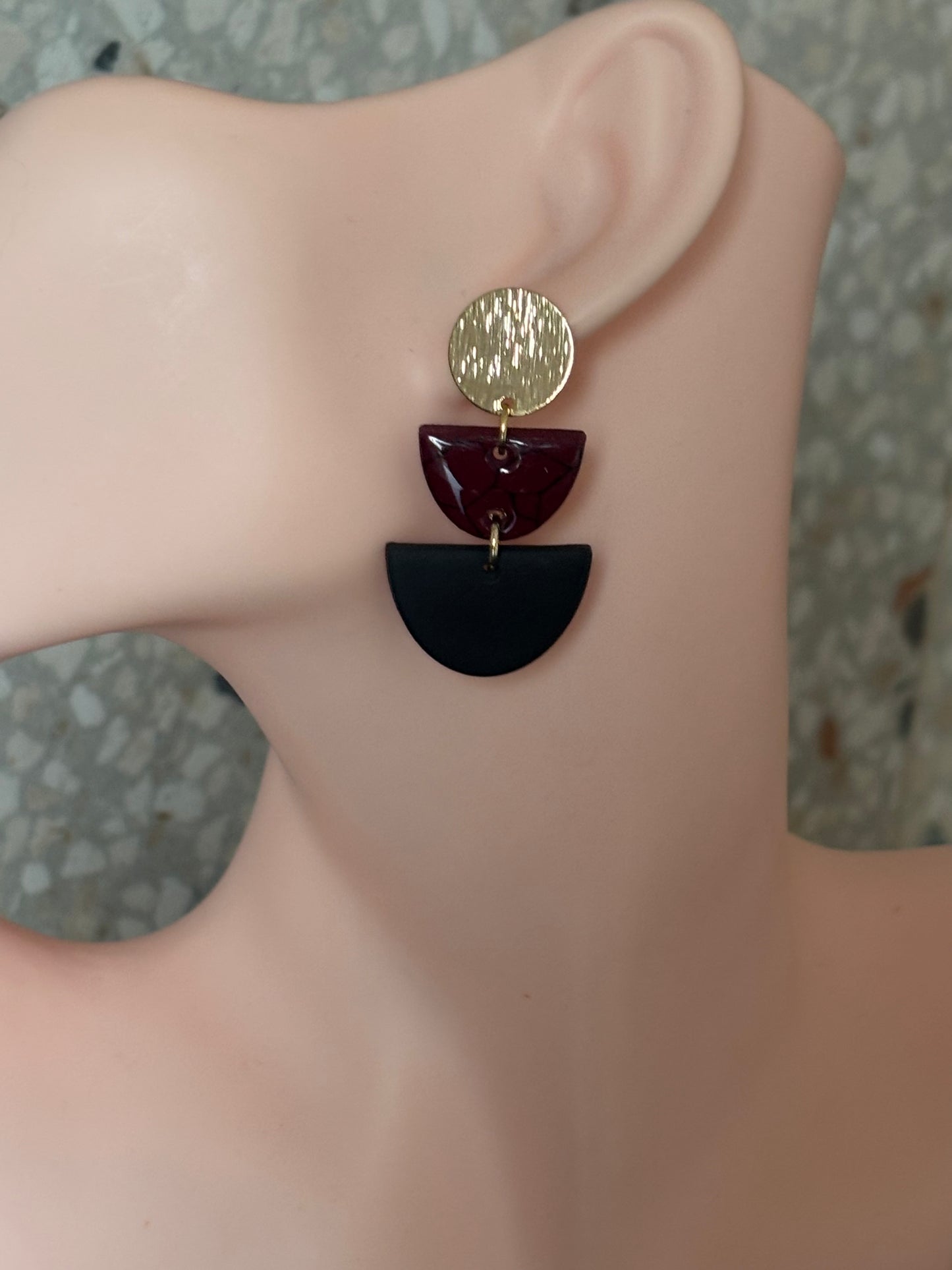 Amira black/burgundy #2