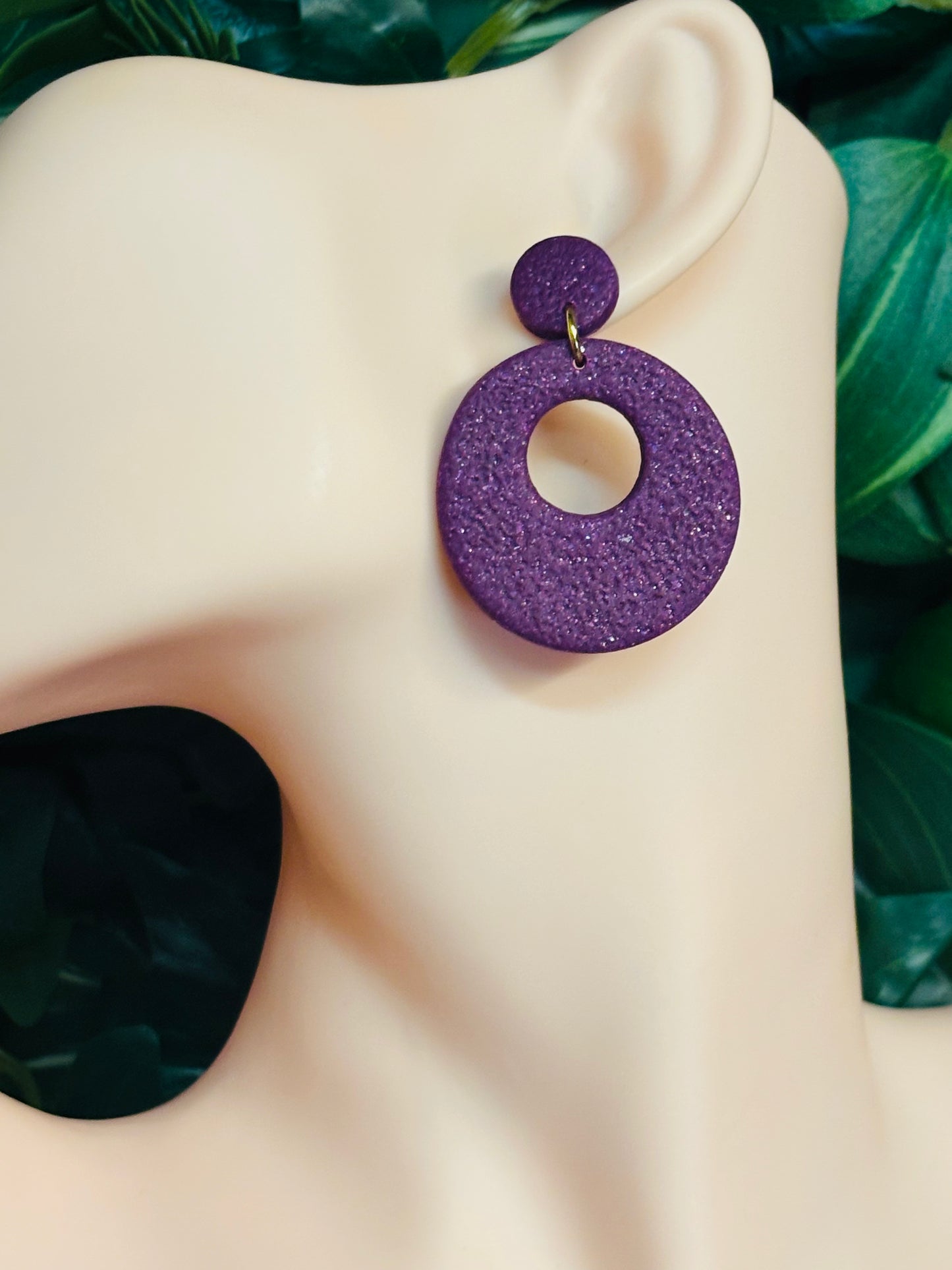 Bibi purple glitter