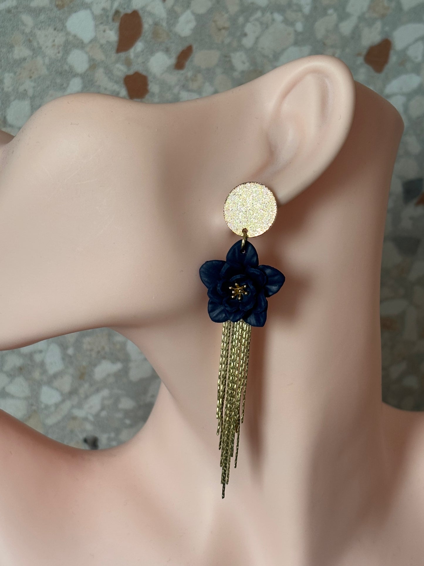 Tia chique navy/gold