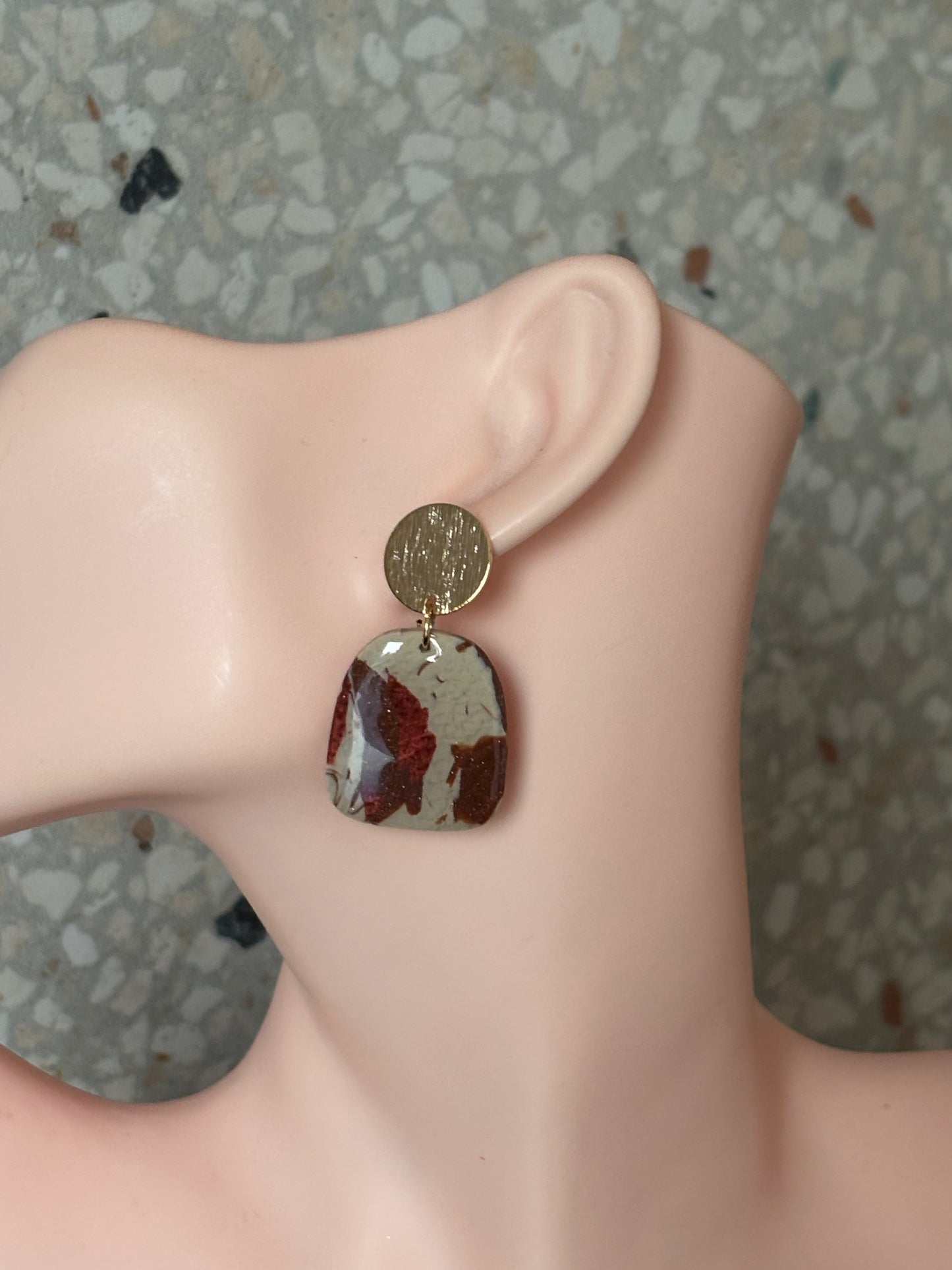 Elfie shiny beige/copper/gold #2