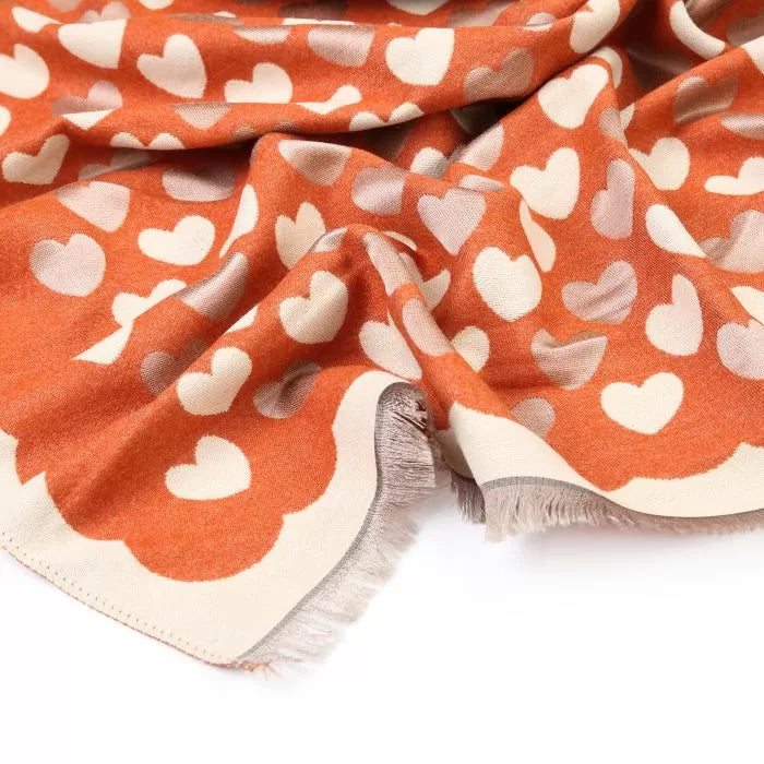 Sjaal little hearts - diverse kleuren