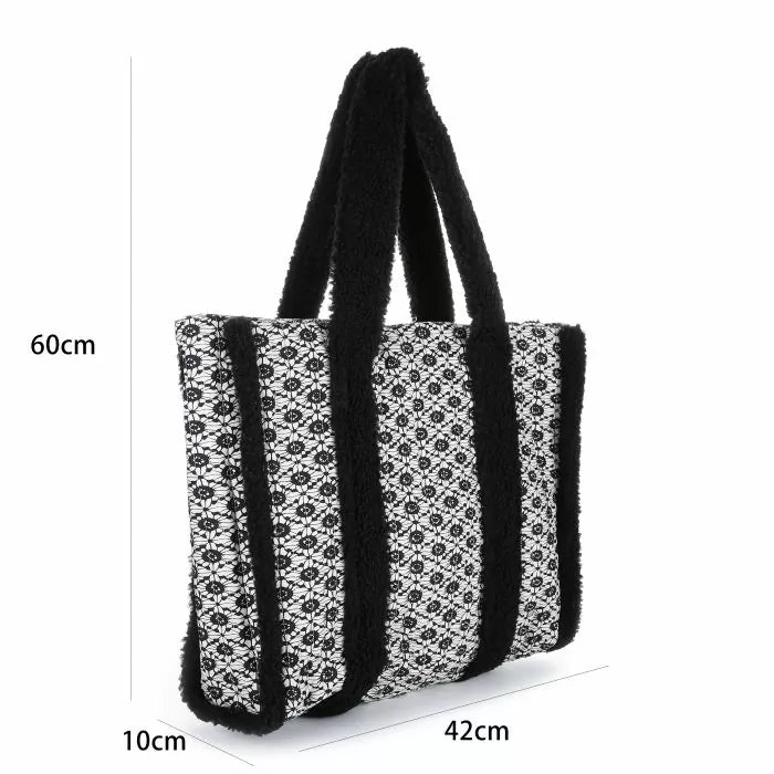 Luxeshopper met teddy - diverse prints/kleuren - 50% korting automatisch verrekend in winkelmandje!