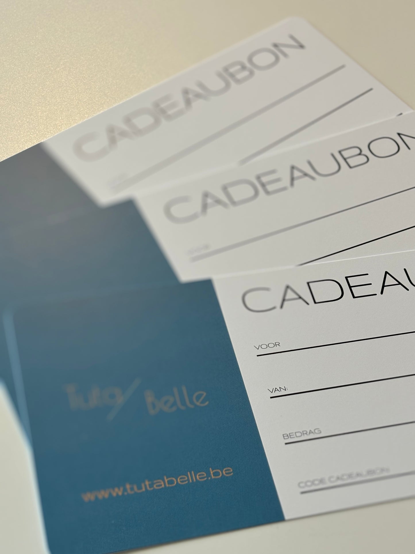 Tuta/Belle cadeaubon