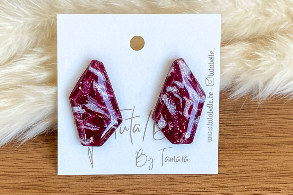 Charly stud Shiny - diverse kleuren