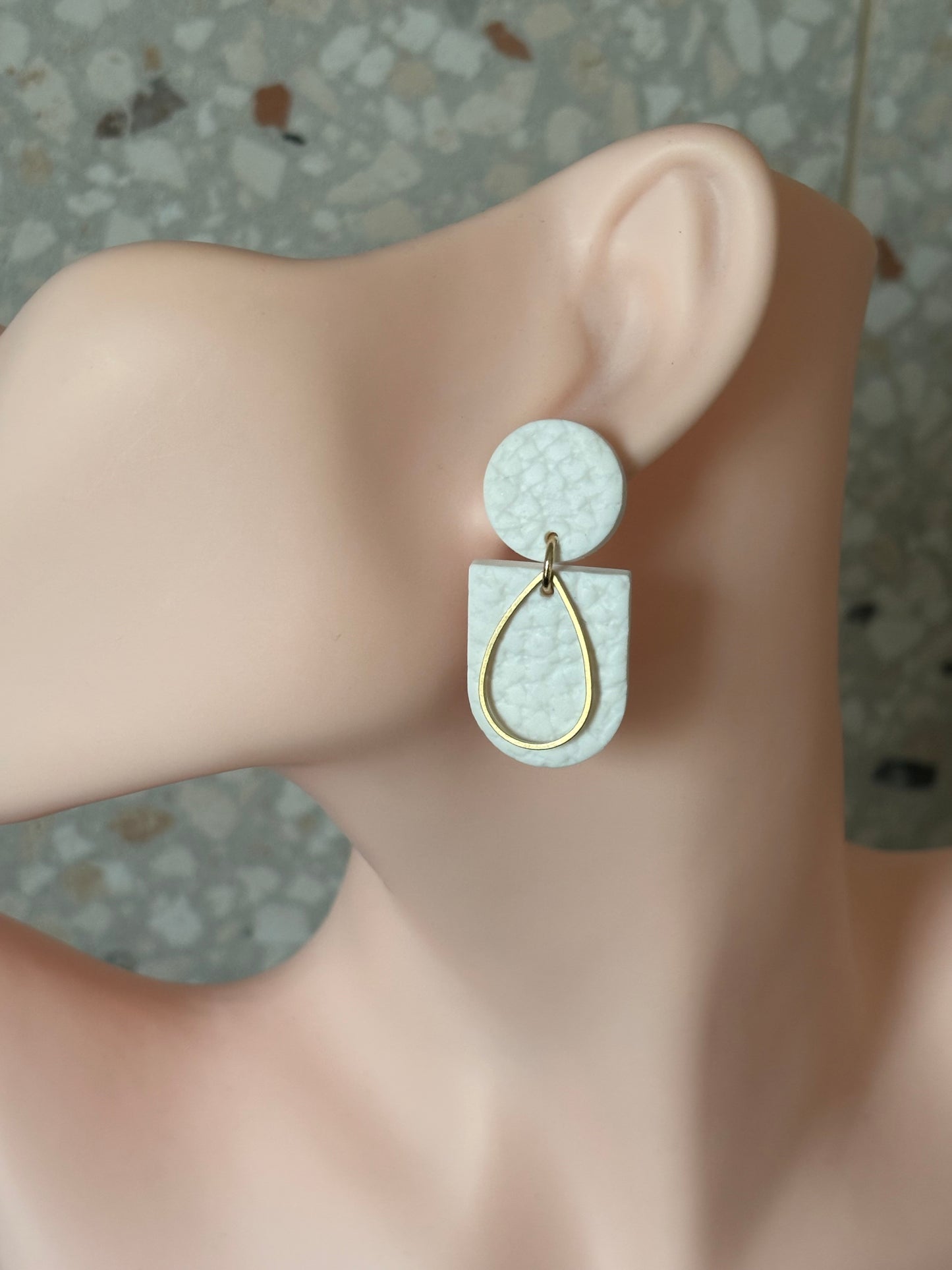 Bea white/gold