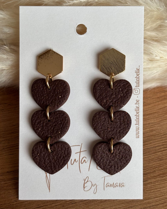 Triple hearts - diverse kleuren
