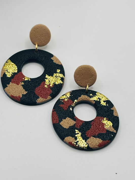 Bibi black/red/beige/gold