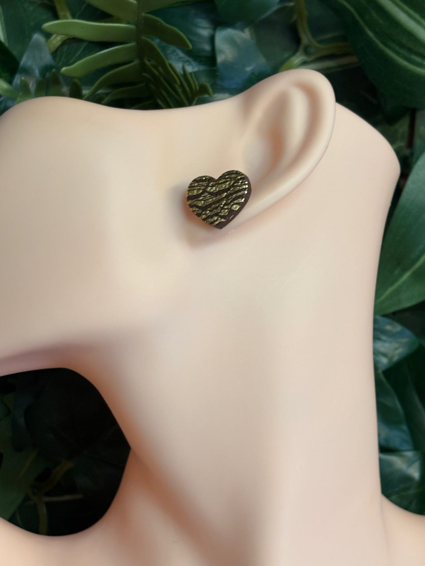 Heart brown/gold