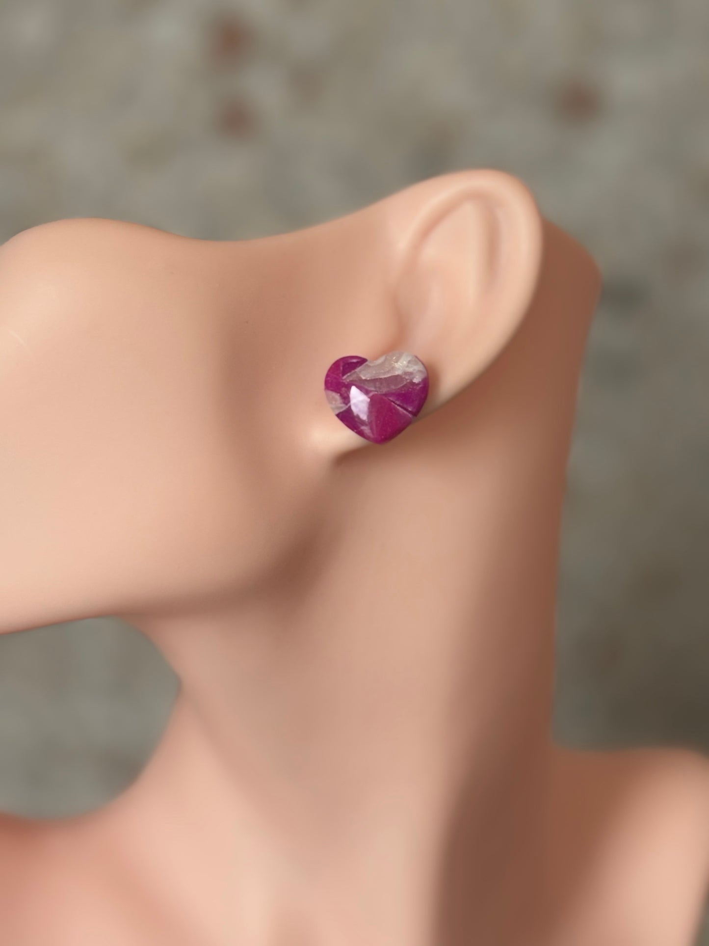 Shiny little heart pink