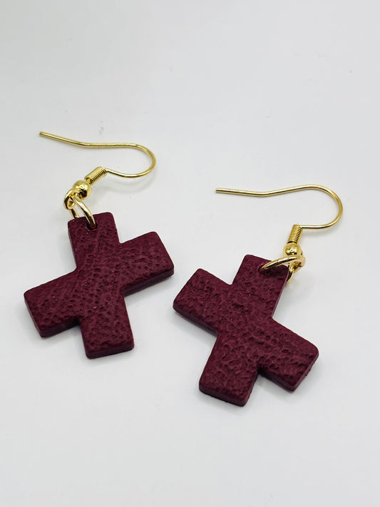 Xi burgundy red