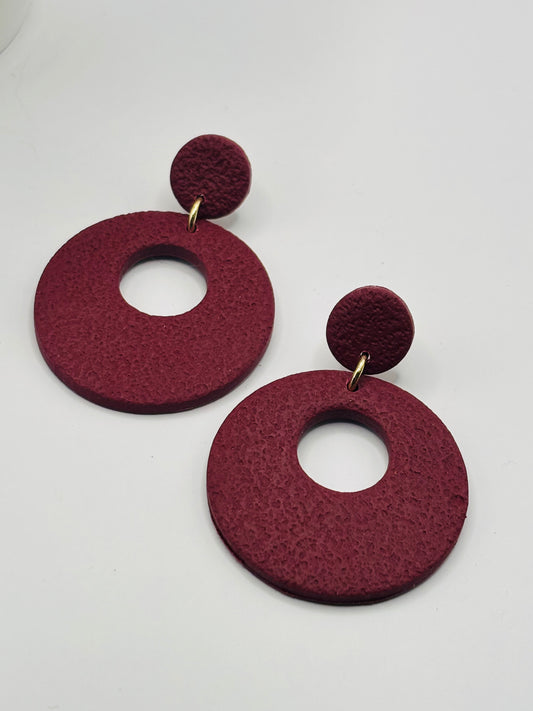 Bibi burgundy red