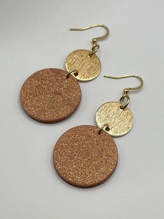 Ace rose gold glitter