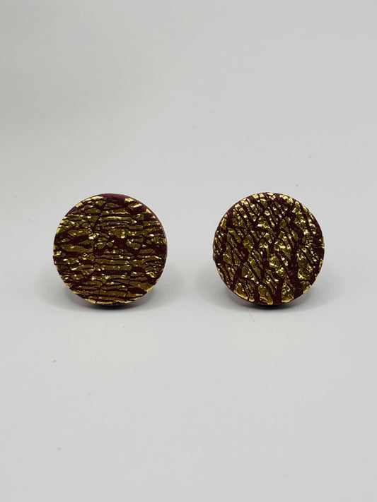 Aya burgundy/gold