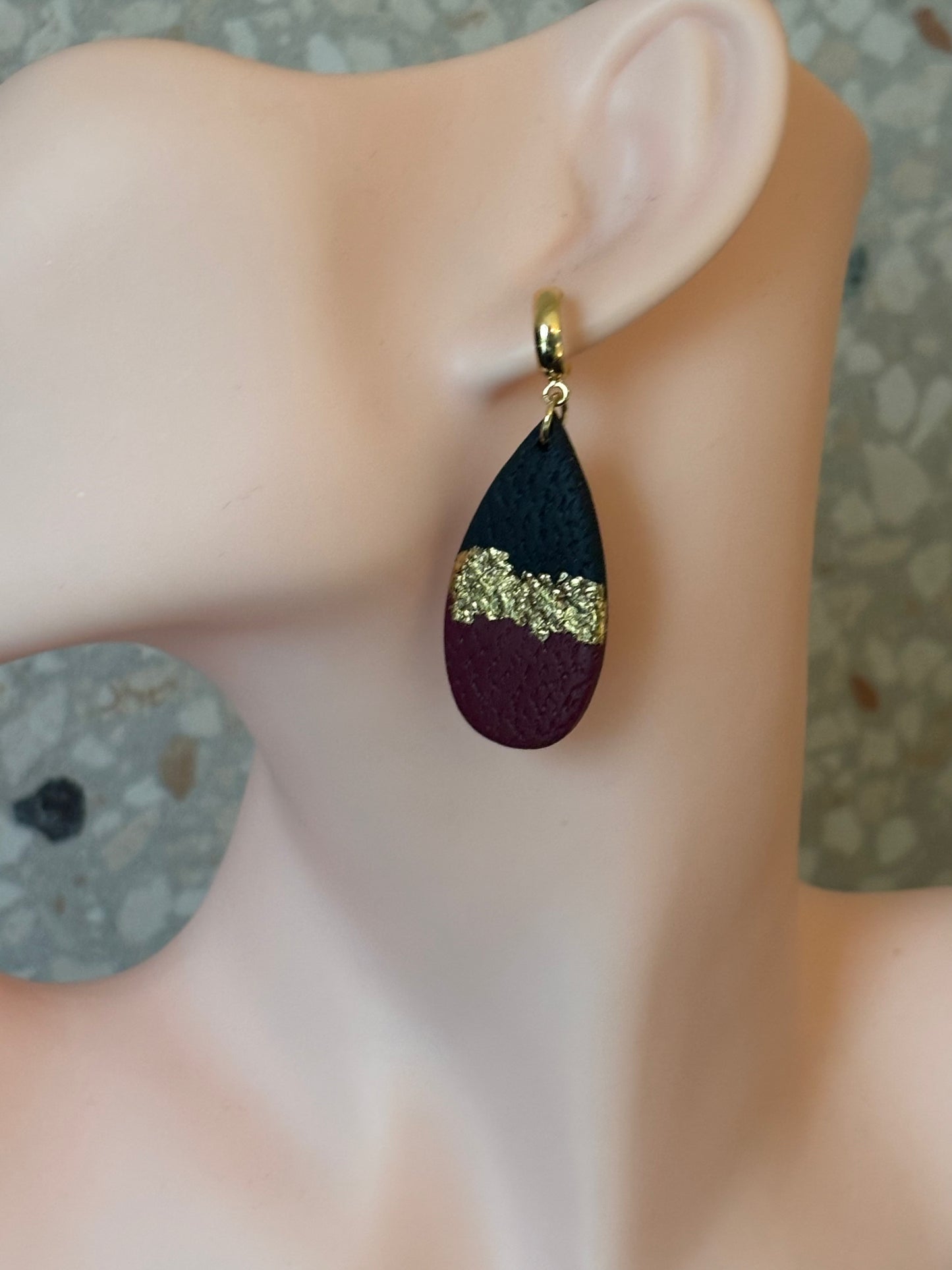 Myra black/burgundy/gold