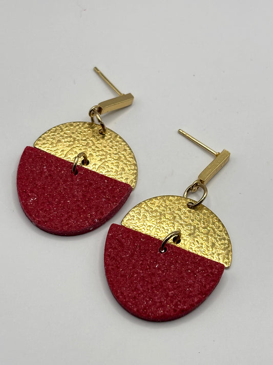 Noah red glitter