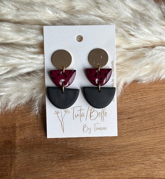 Amira black/burgundy #1