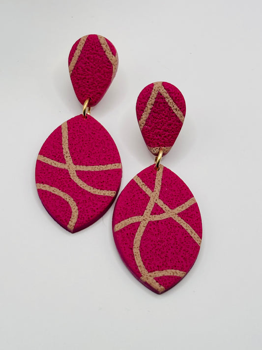 Kio fuchsia/beige