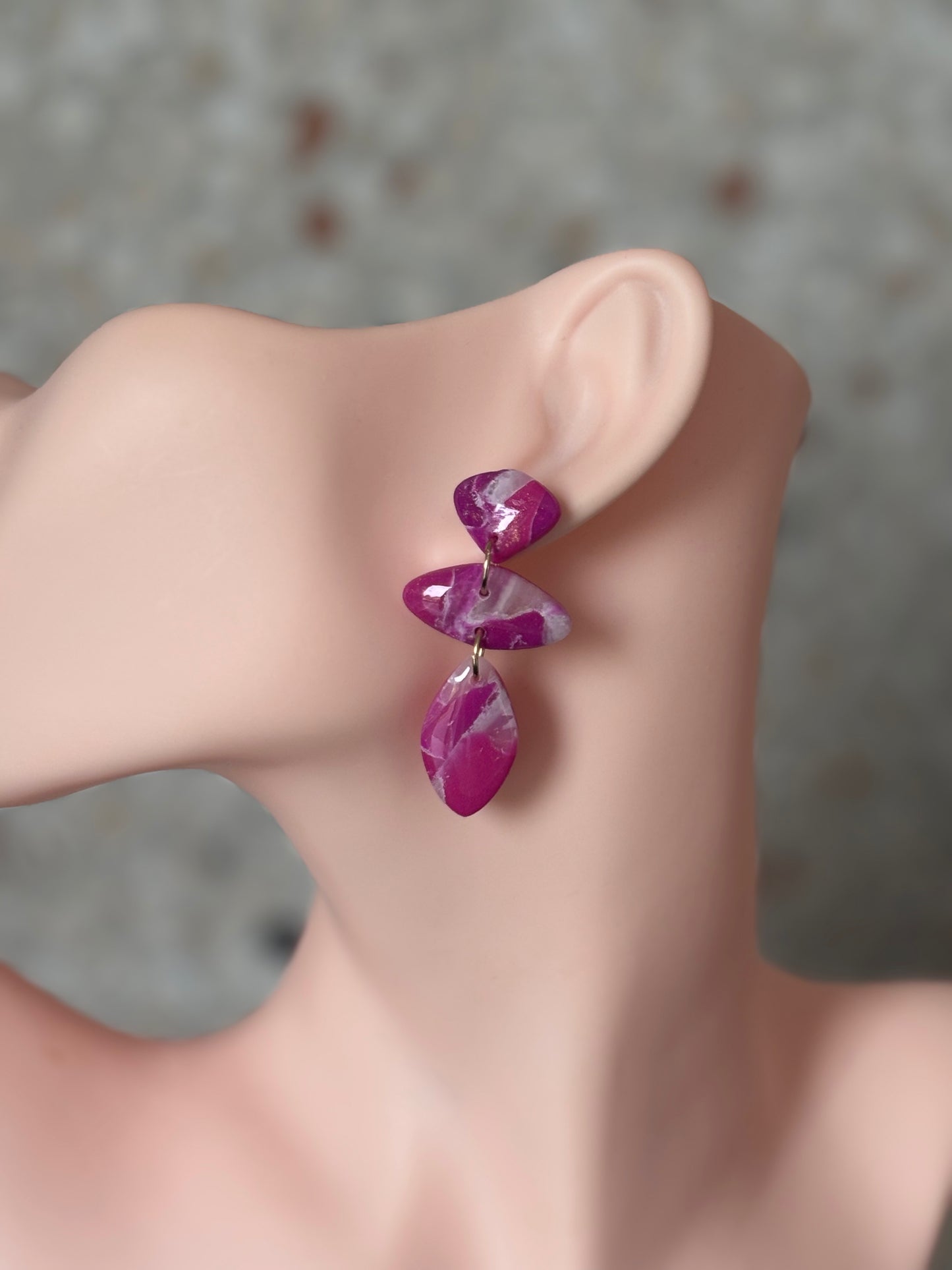 Bo shiny pink/fuchsia