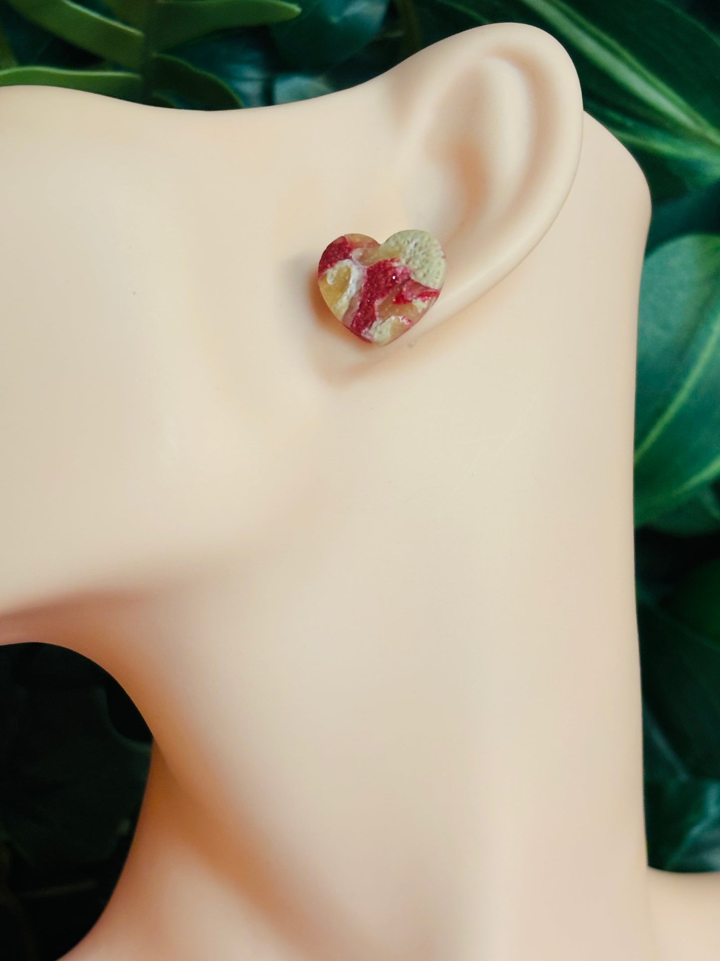 Heart red/translucent