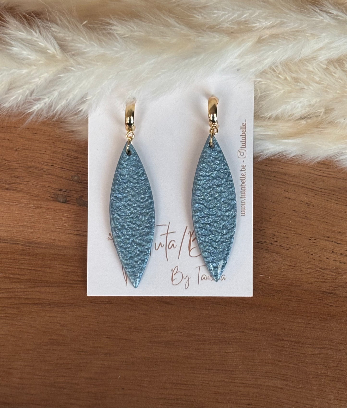 Aline shiny blue/gold #1