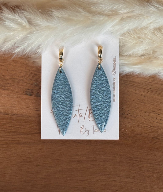 Aline shiny blue/gold #1