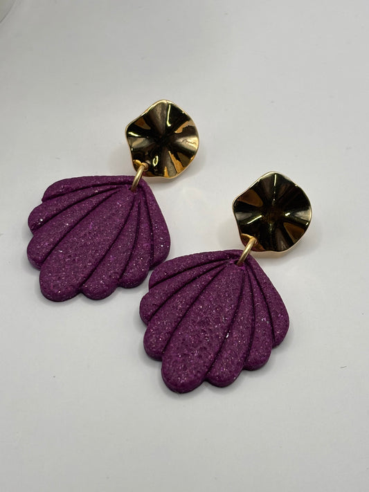 Indra purple glitter