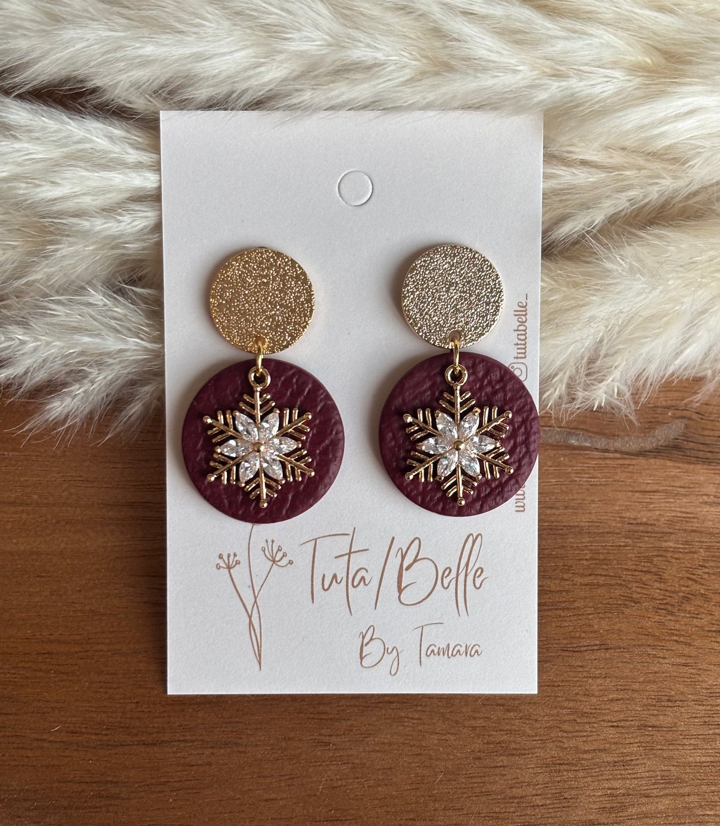 Babs burgundy zirkoonkristal