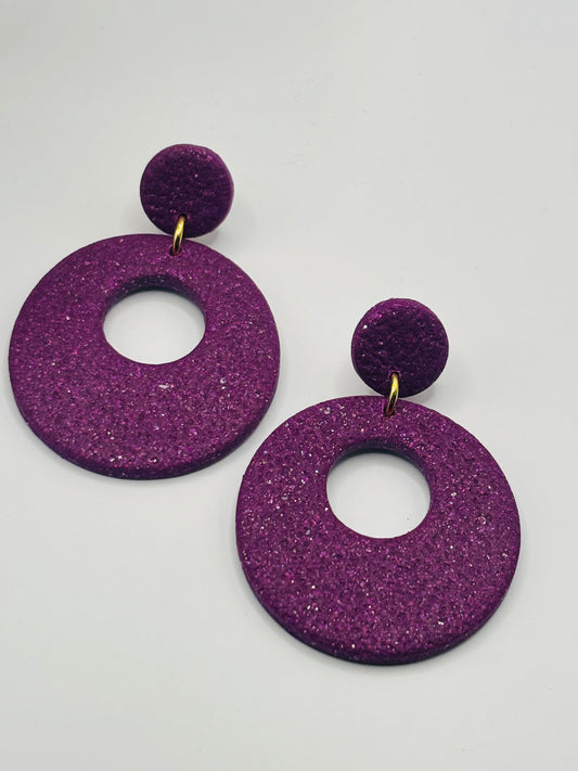 Bibi purple glitter