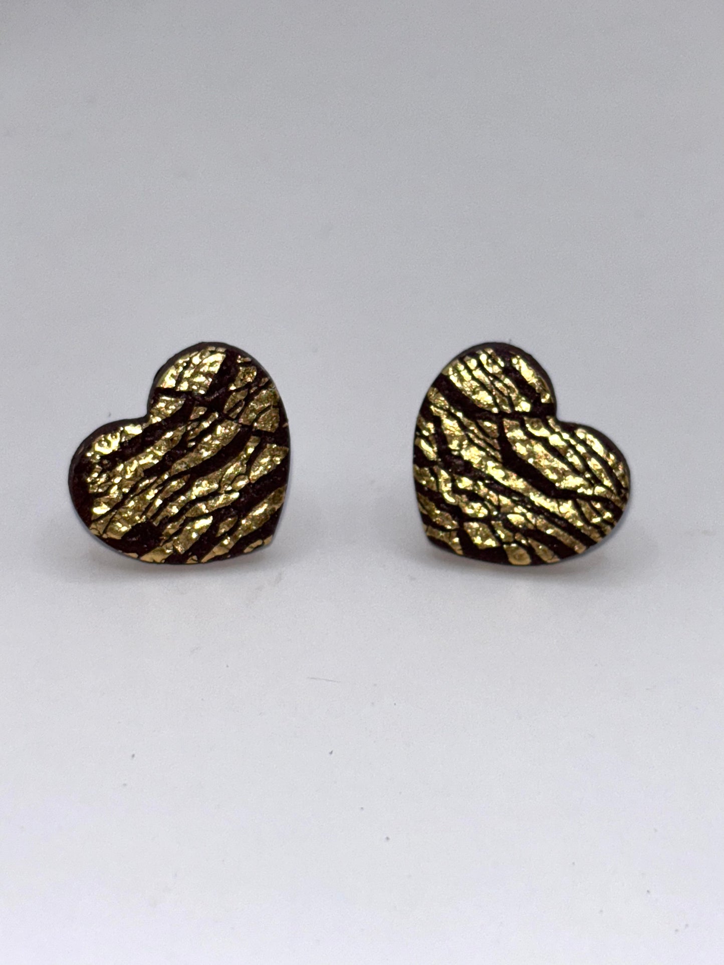 Heart brown/gold