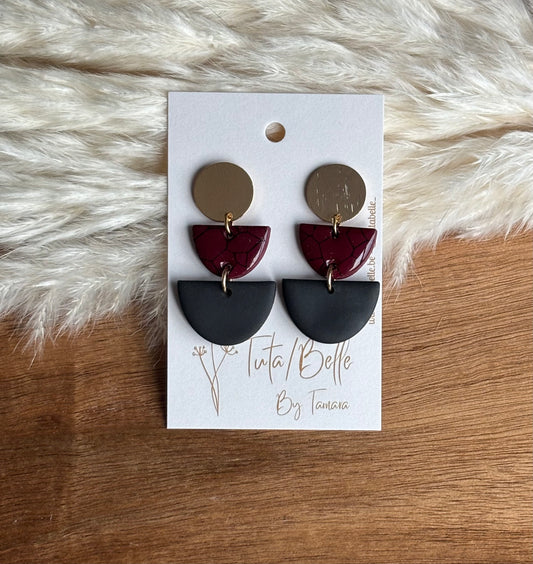 Amira black/burgundy #2