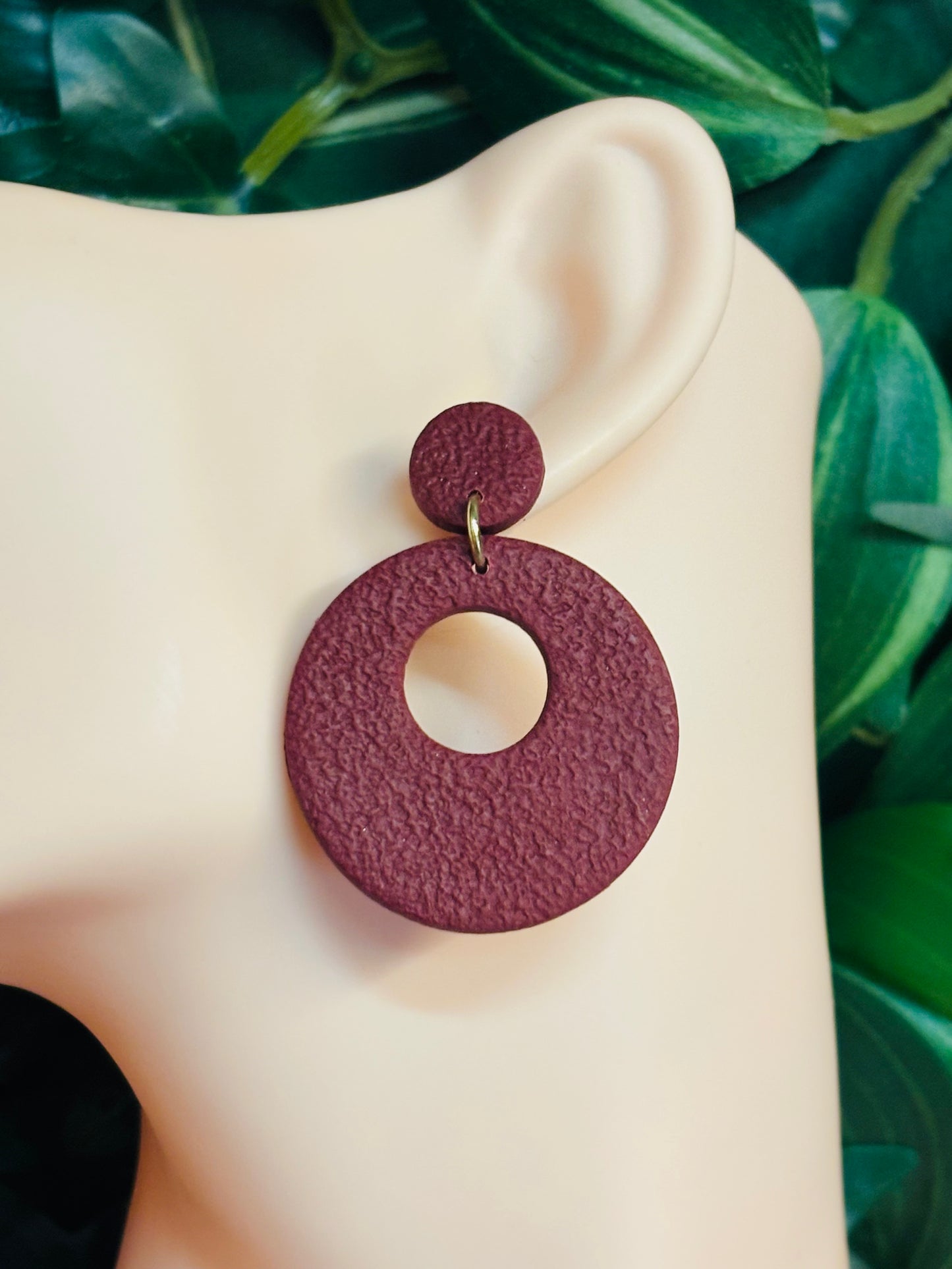 Bibi burgundy red