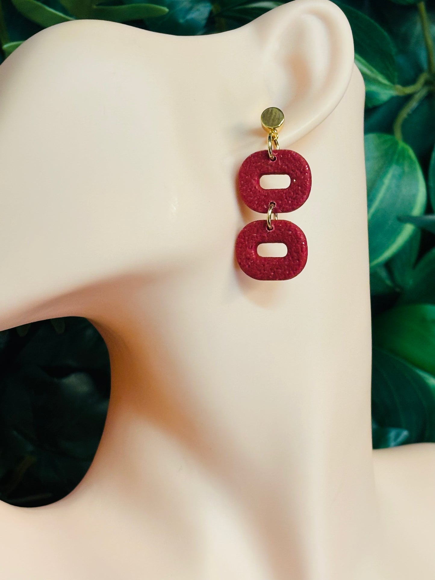 Vida red glitter