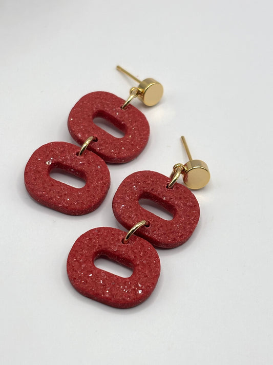 Vida red glitter