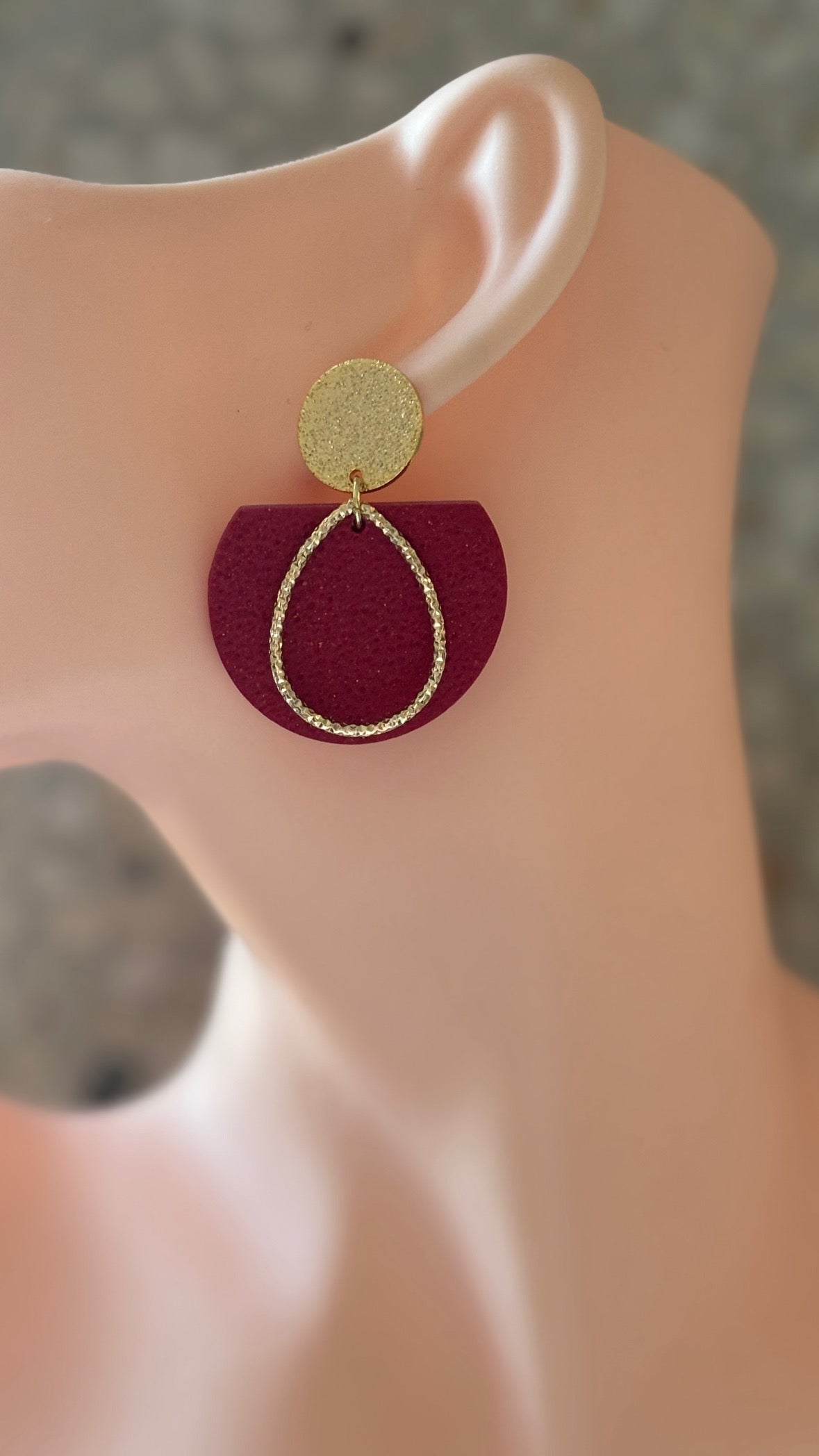 Clarysse red/gold