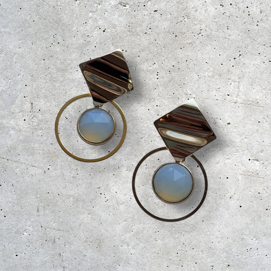 Haze gold/white stone