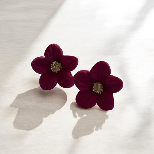 Flower knopje red/gold