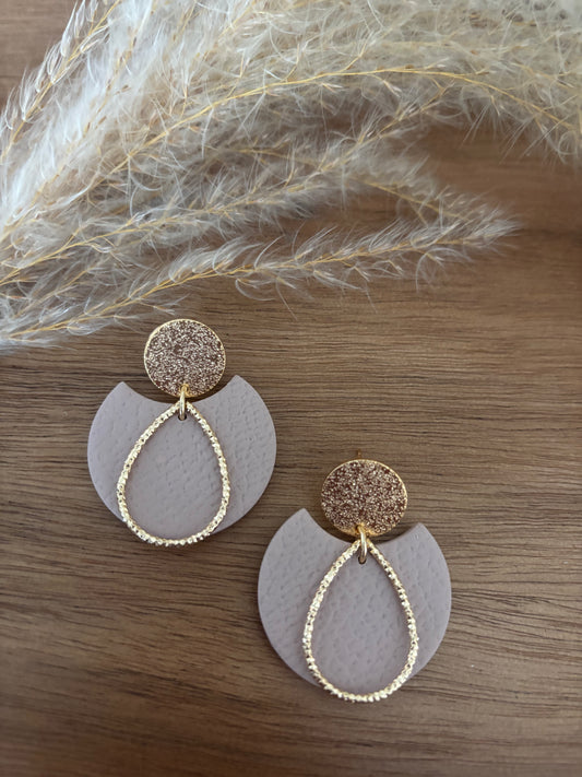 Ella dark beige/gold