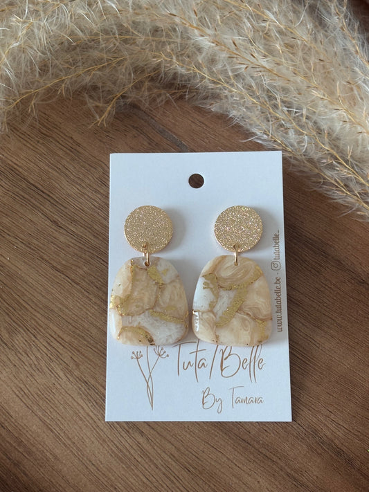 Elfie shiny beige/gold