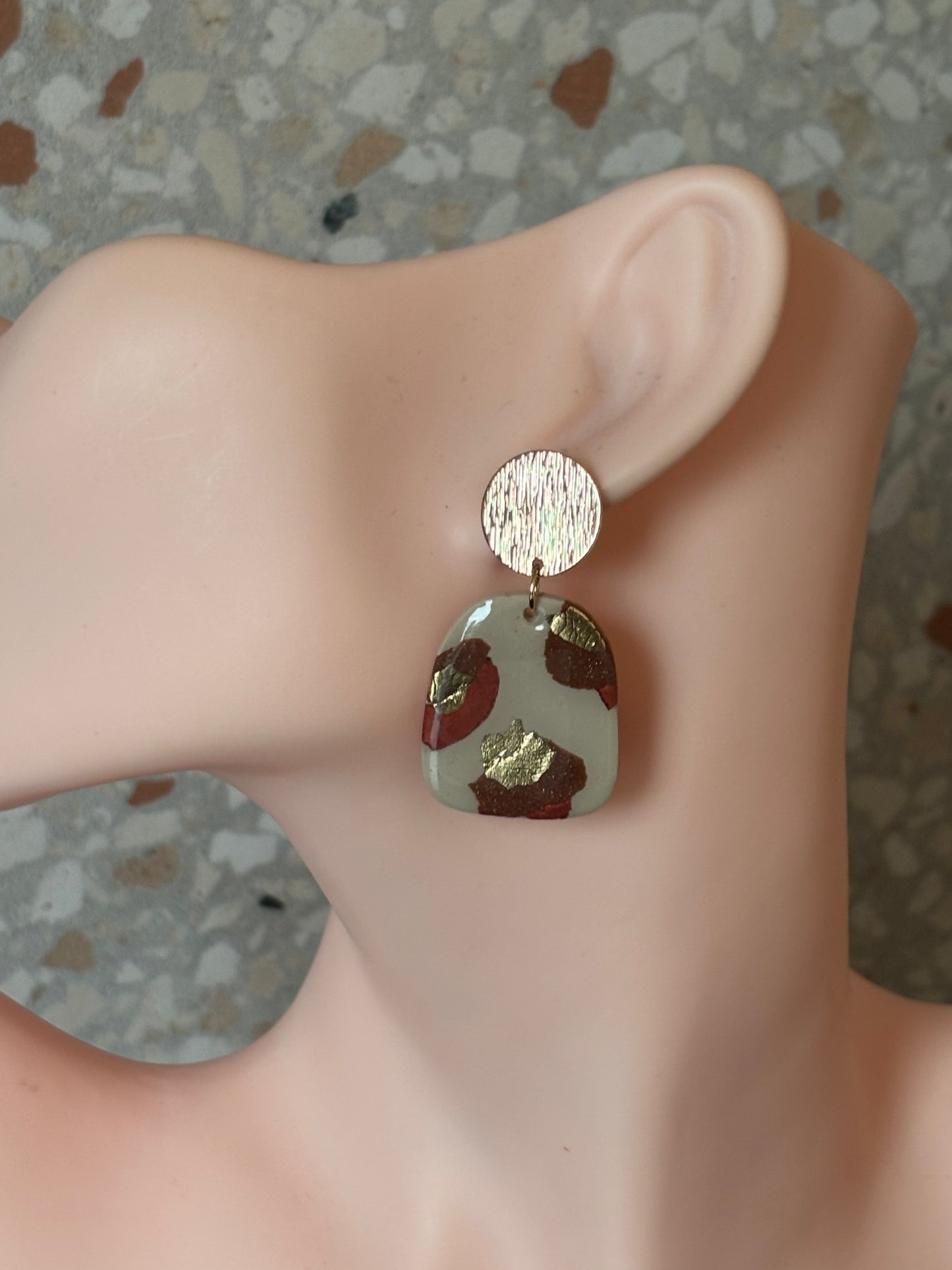 Elfie shiny beige/copper/gold #1