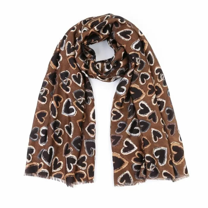 Sjaal tussenseizoen - diverse prints