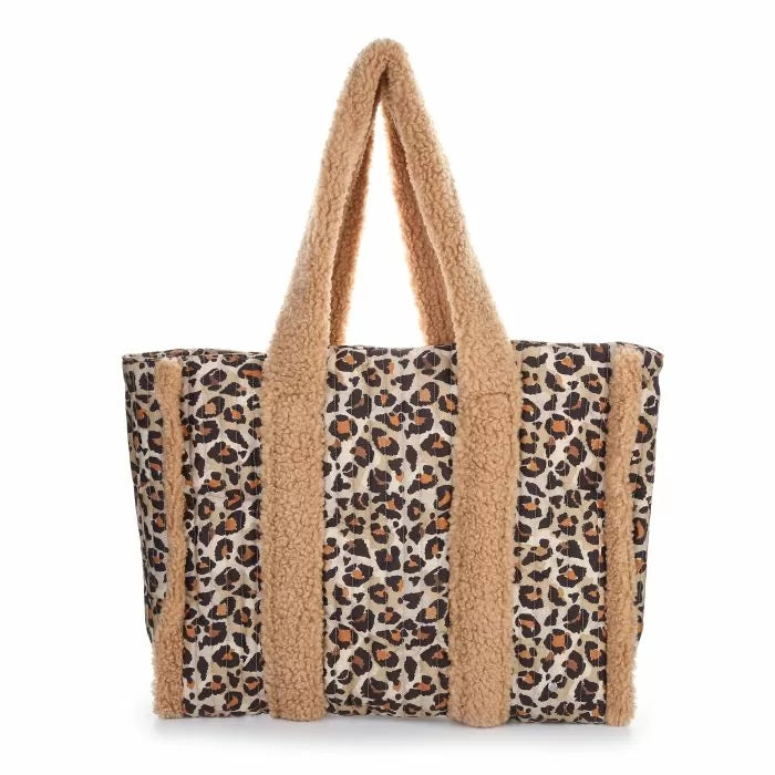Luxeshopper met teddy - diverse prints/kleuren - 50% korting automatisch verrekend in winkelmandje!