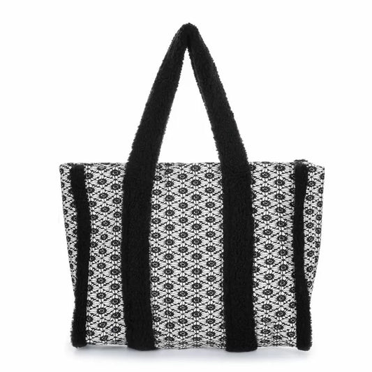 Luxeshopper met teddy - diverse prints/kleuren - 50% korting automatisch verrekend in winkelmandje!